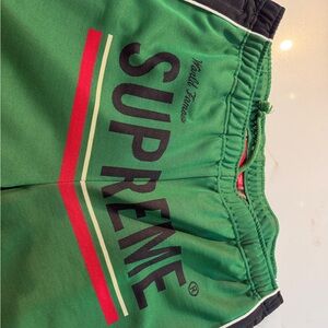 Supreme Green and Black Sweatpants